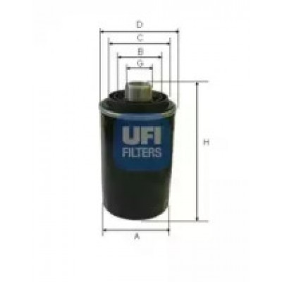 Масляный фильтр 2349300 UFI - купить в магазине запчастей по Украине