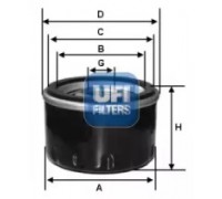 Масляный фильтр UFI 23.584.00 2358400 UFI - купить в магазине запчастей по Украине