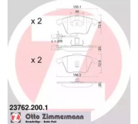 Комплект тормозных колодок, дисковый тормоз ZIMMERMANN 23762.200.1 237622001 ZIMMERMANN - купить в магазине запчастей по Украине