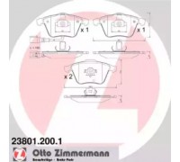 Комплект тормозных колодок, дисковый тормоз ZIMMERMANN 23801.200.1 238012001 ZIMMERMANN - купить в магазине запчастей по Украине