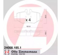 Комплект тормозных колодок, дисковый тормоз ZIMMERMANN 24008.185.1 240081851 ZIMMERMANN - купить в магазине запчастей по Украине
