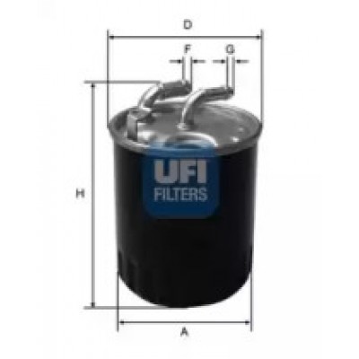 Топливный фильтр 2407700 UFI - купить в магазине запчастей по Украине