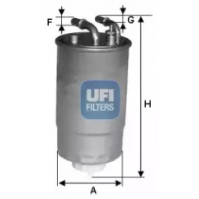 Топливный фильтр 2409900 UFI - купить в магазине запчастей по Украине