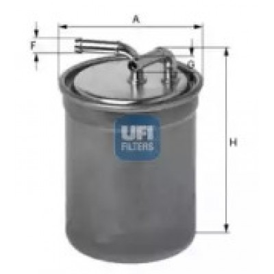 Топливный фильтр 2410600 UFI - купить в магазине запчастей по Украине