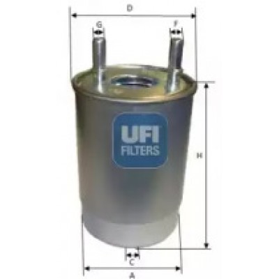 Топливный фильтр 2411300 UFI - купити в магазині запчастин по Україні