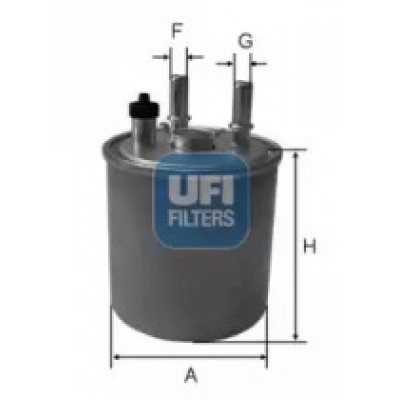 Топливный фильтр 2411400 UFI - купить в магазине запчастей по Украине