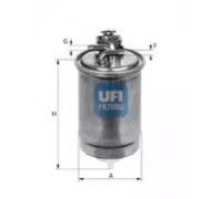 Топливный фильтр UFI 24.391.00 2439100 UFI - купить в магазине запчастей по Украине