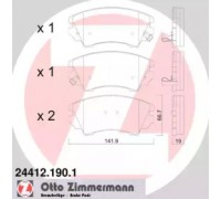 244121901 ZIMMERMANN - купить в магазине запчастей по Украине