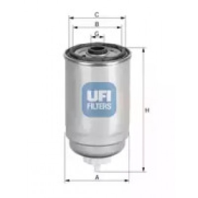 Топливный фильтр 2441400 UFI - купить в магазине запчастей по Украине
