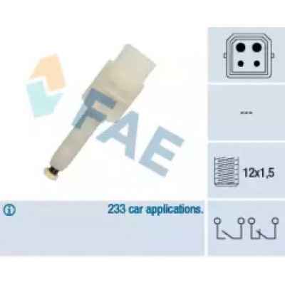 Выключатель фонаря сигнала торможения 24565 FAE - купить в магазине запчастей по Украине