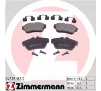 Комплект тормозных колодок, дисковый тормоз ZIMMERMANN 24578.165.2 245781652 ZIMMERMANN - купить в магазине запчастей по Украине
