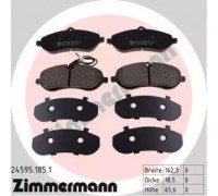 Комплект тормозных колодок, дисковый тормоз ZIMMERMANN 24595.185.1 245951851 ZIMMERMANN - купить в магазине запчастей по Украине