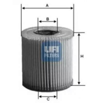 Масляный фильтр 2500400 UFI - купить в магазине запчастей по Украине