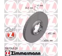 Тормозной диск ZIMMERMANN 250.1349.20 250134920 ZIMMERMANN - купить в магазине запчастей по Украине