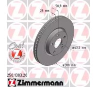 Тормозной диск ZIMMERMANN 250.1383.20 250138320 ZIMMERMANN - купить в магазине запчастей по Украине