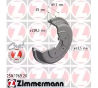 Тормозной барабан ZIMMERMANN 250.1769.20 250176920 ZIMMERMANN - купить в магазине запчастей по Украине