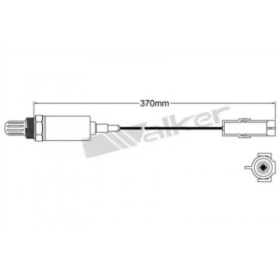 Лямбда-зонд 25021001 WALKER PRODUCTS - купить в магазине запчастей по Украине