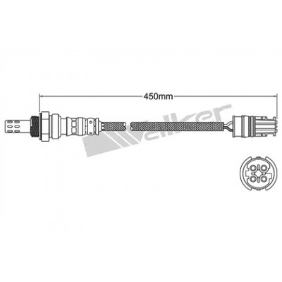 Лямбда-зонд 250241037 WALKER PRODUCTS - купить в магазине запчастей по Украине