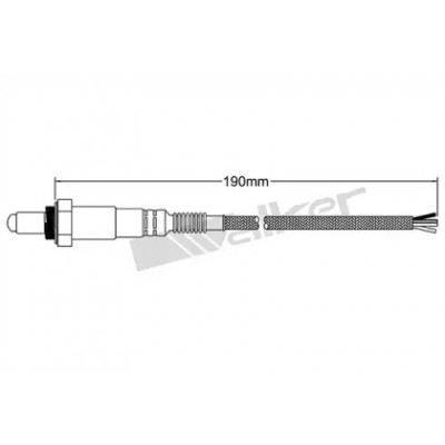 Лямбда-зонд 250241100 WALKER PRODUCTS - купить в магазине запчастей по Украине
