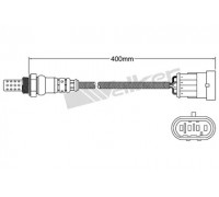 Лямбда-зонд WALKER PRODUCTS 250-24564 25024564 WALKER PRODUCTS - купить в магазине запчастей по Украине