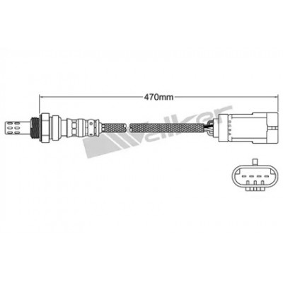 Лямбда-зонд 25024568 WALKER PRODUCTS - купить в магазине запчастей по Украине