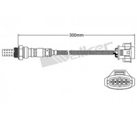 Лямбда-зонд WALKER PRODUCTS 250-24592 25024592 WALKER PRODUCTS - купить в магазине запчастей по Украине
