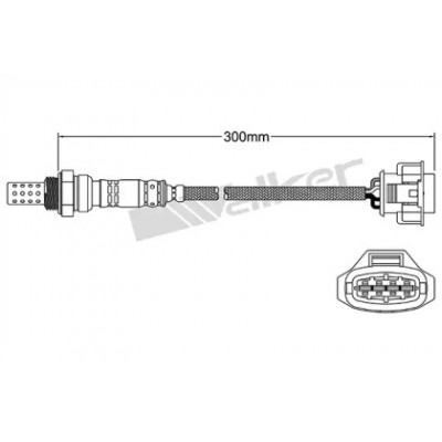 Лямбда-зонд 25024592 WALKER PRODUCTS - купить в магазине запчастей по Украине