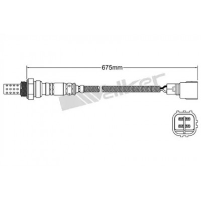 Лямбда-зонд 25024969 WALKER PRODUCTS - купить в магазине запчастей по Украине
