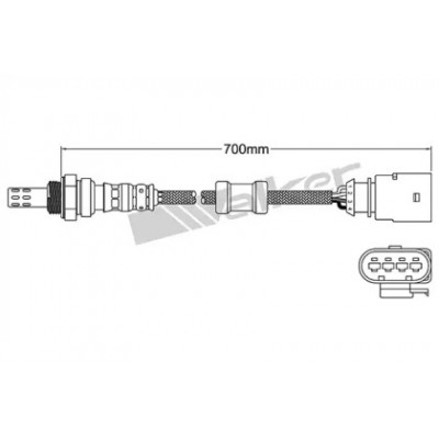 Лямбда-зонд 25024994 WALKER PRODUCTS - купить в магазине запчастей по Украине