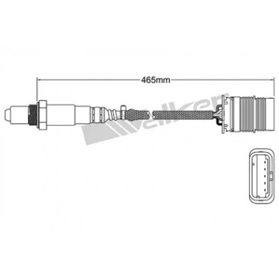 Лямбда-зонд 25025089 WALKER PRODUCTS - купить в магазине запчастей по Украине