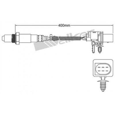 Лямбда-зонд 25025095 WALKER PRODUCTS - купить в магазине запчастей по Украине