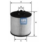 2504700 UFI - купить в магазине запчастей по Украине