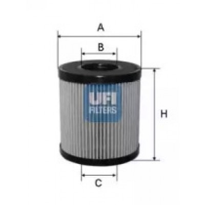 Масляный фильтр 2506000 UFI - купить в магазине запчастей по Украине