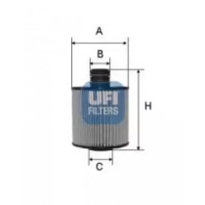Масляный фильтр 2508300 UFI - купить в магазине запчастей по Украине