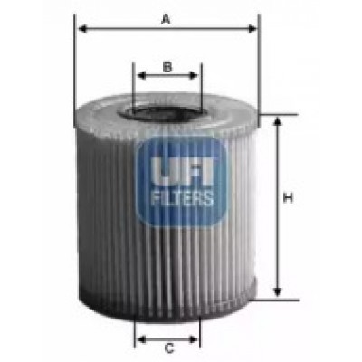 Масляный фильтр 2515900 UFI - купить в магазине запчастей по Украине
