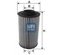 Масляный фильтр UFI 25.163.00 2516300 UFI - купить в магазине запчастей по Украине