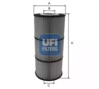 Масляный фильтр UFI 25.170.00 2517000 UFI - купить в магазине запчастей по Украине