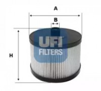Топливный фильтр UFI 26.022.00 2602200 UFI - купить в магазине запчастей по Украине