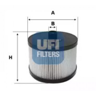 Топливный фильтр 2602200 UFI - купить в магазине запчастей по Украине