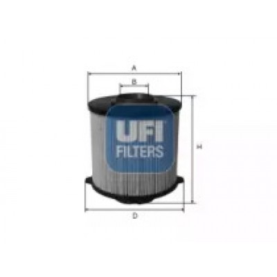Топливный фильтр 2605800 UFI - купить в магазине запчастей по Украине