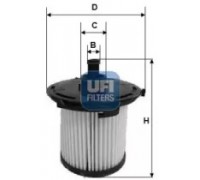 Топливный фильтр UFI 26.074.00 2607400 UFI - купить в магазине запчастей по Украине