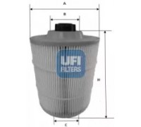 Воздушный фильтр UFI 27.A00.00 27A0000 UFI - купить в магазине запчастей по Украине