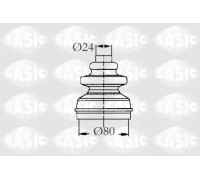 Комплект пылника, приводной вал SASIC 2873793 2873793 SASIC - купить в магазине запчастей по Украине