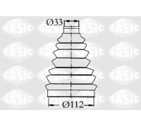 Комплект пылника, приводной вал SASIC 2933073 2933073 SASIC - купить в магазине запчастей по Украине