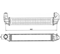 Интеркулер NRF 30139A 30139A NRF - купить в магазине запчастей по Украине