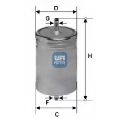 Топливный фильтр 3158300 UFI - купить в магазине запчастей по Украине