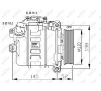 Компрессор, кондиционер NRF 32435G 32435G NRF - купить в магазине запчастей по Украине