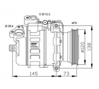 Компрессор, кондиционер NRF 32518G 32518G NRF - купить в магазине запчастей по Украине