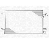 Конденсатор, кондиционер MAGNETI MARELLI 350203229000 350203229000 MAGNETI MARELLI - купить в магазине запчастей по Украине