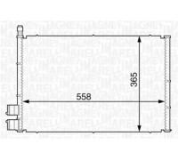 Конденсатор, кондиционер MAGNETI MARELLI 350203605000 350203605000 MAGNETI MARELLI - купить в магазине запчастей по Украине